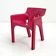 Fauteuil Gaudi Rose par Vico Magistretti pour Artemide, 1984