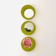 Trio of vintage Ikea wall mirrors