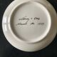 Lot 5 Bowls/ring sizes castles New Year 1958 Villeroy&Boch