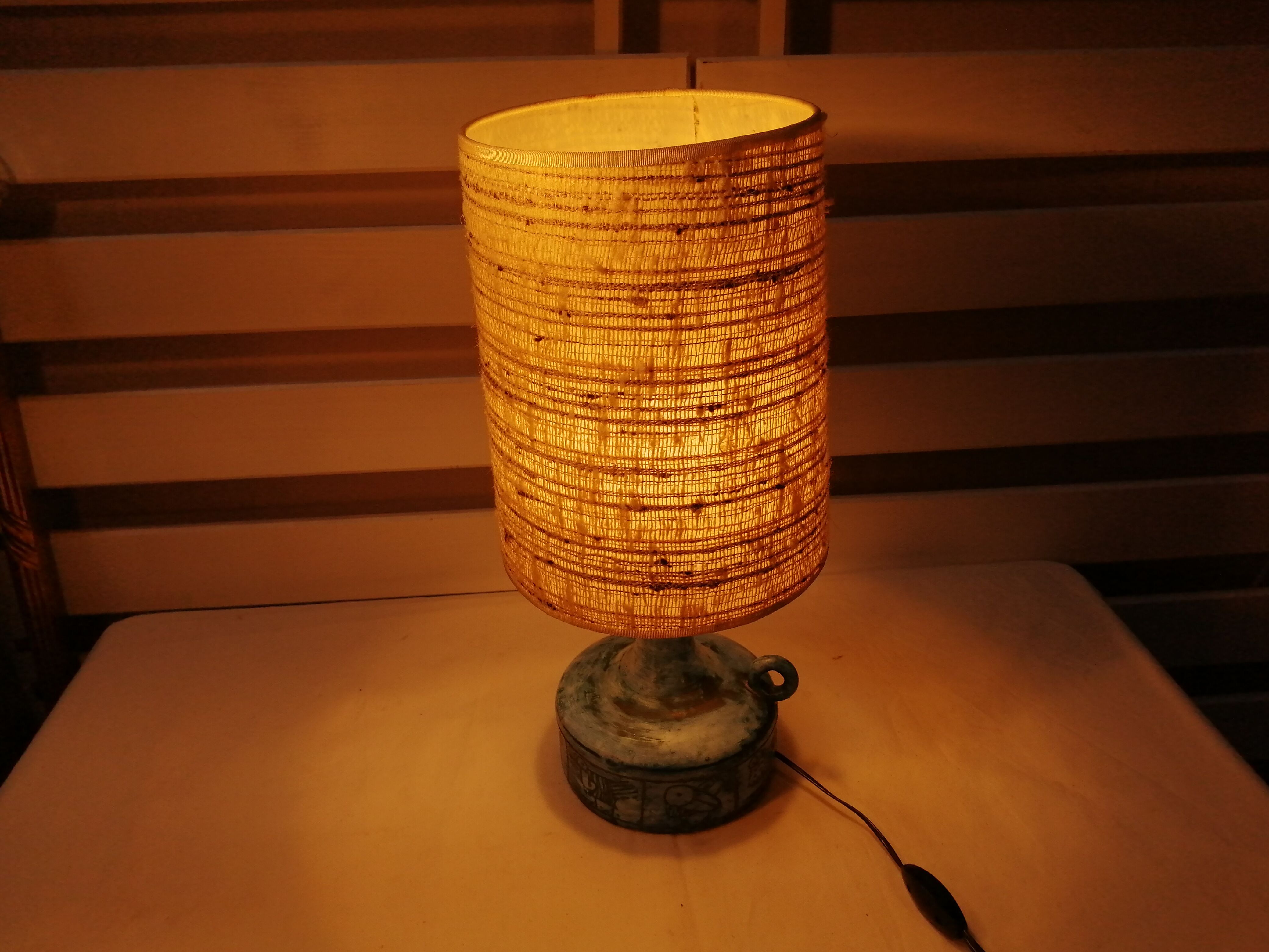 Jacques Blin ceramic table lamp 50/60