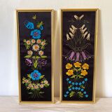 Framed vintage embroidery