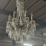 9-light chandelier with tassels