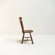 Set of 6 Vintage Chairs in the Japandi Brutalist Style