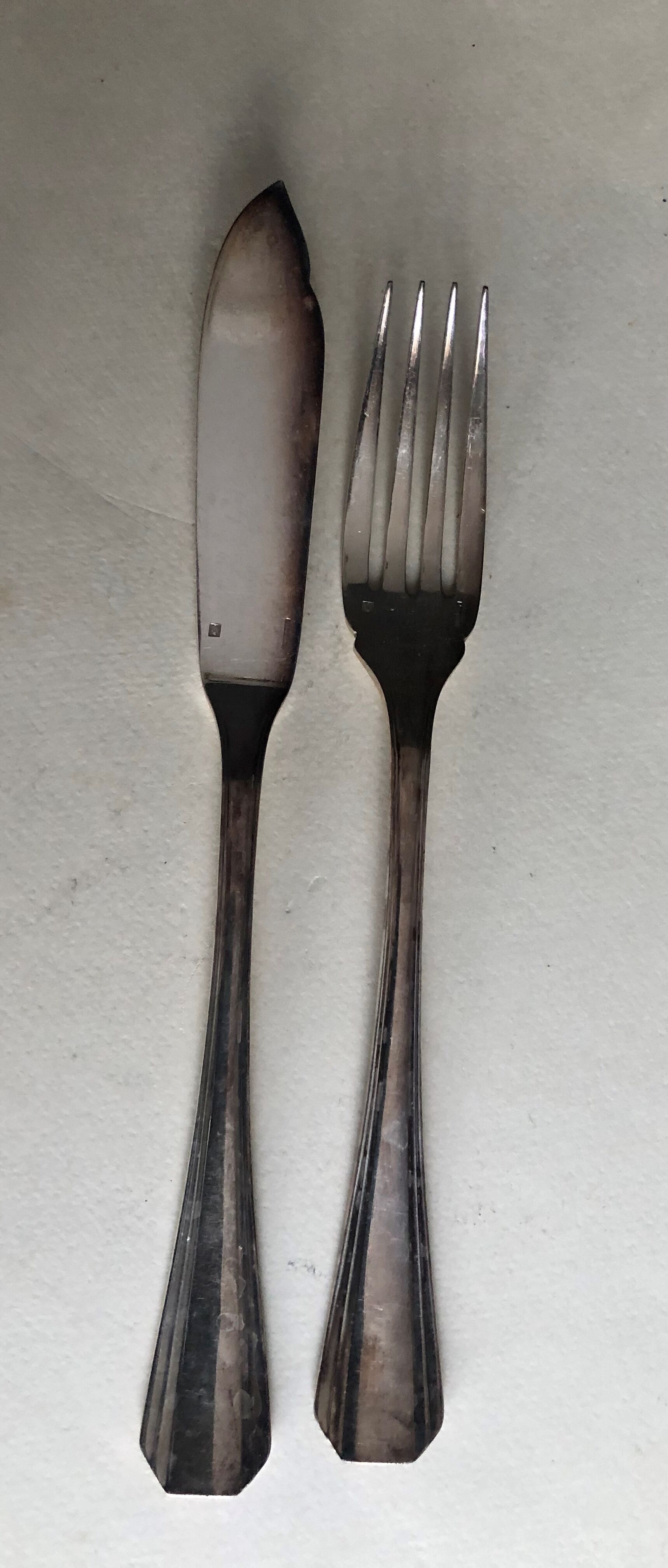 Ménagère Christofle in silver metal model Boréal (132 pieces)