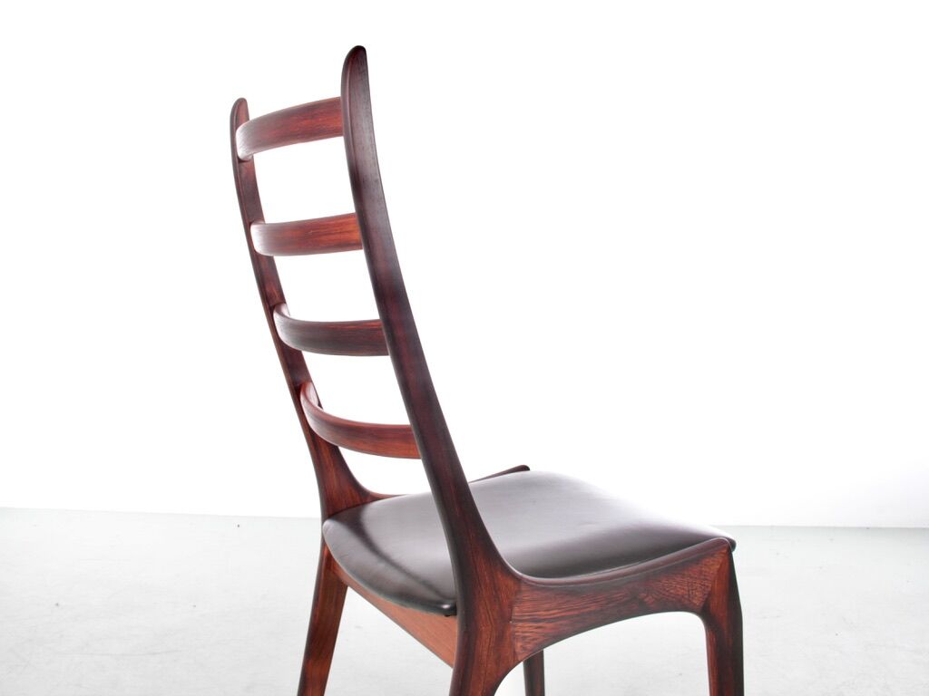 Suite of 4 Scandinavian rosewood chairs from Rio