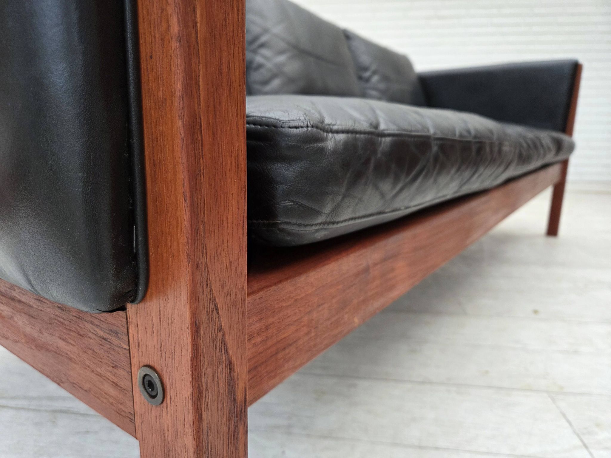 1960s, Danish design by H.J.Wegner, 3 seater sofa model CH 163.