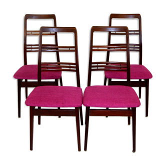 Set de 4 chaises en teck, Svante Skogh, Suède, 1960