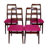 Set de 4 chaises en teck, Svante Skogh, Suède, 1960