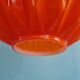 Vintage suspension in orange opaline, 1970