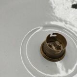 Enameled sheet metal pendant lights