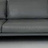 Leather sofa, Stricto Sensu leather designer sofa by Didier Gomez for Ligne Roset.