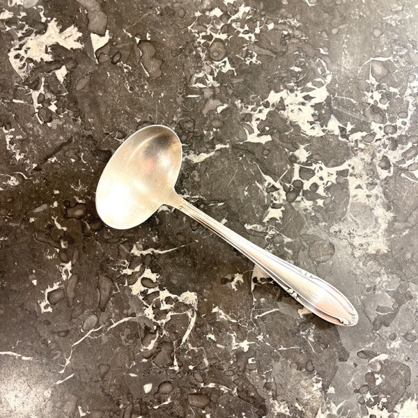 Silver metal ladle, Reneka Strasbourg
