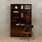 Omann Jun rosewood bookcase with secretaire