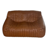 Cinna Sandra cognac leather sofa