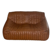 Cinna Sandra cognac leather sofa