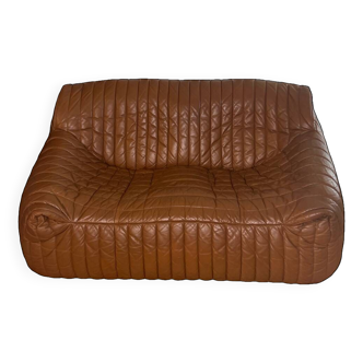 Cinna sofa Sandra cognac leather