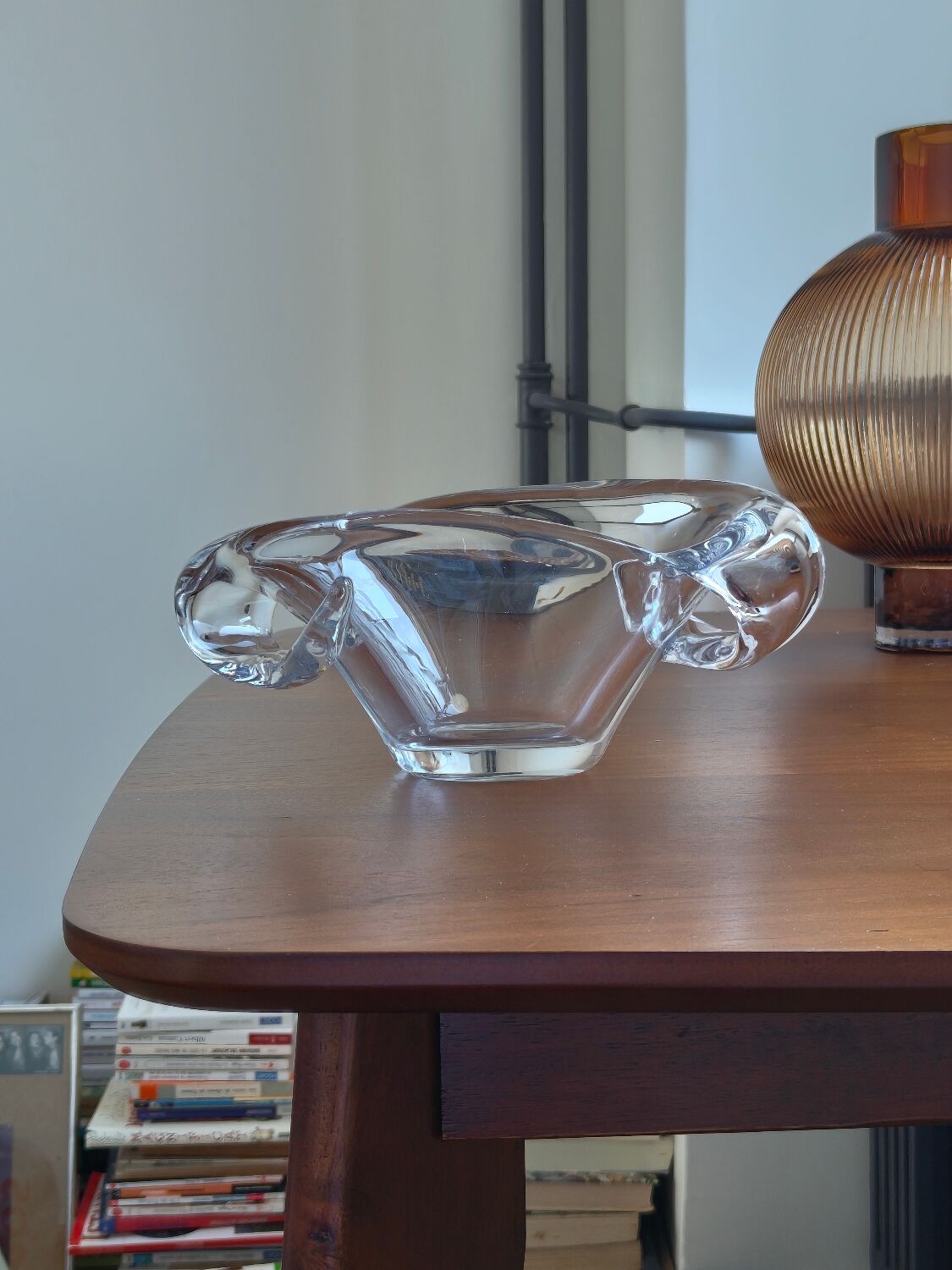 Crystal Centrepiece Bowl - Signed Schneider France