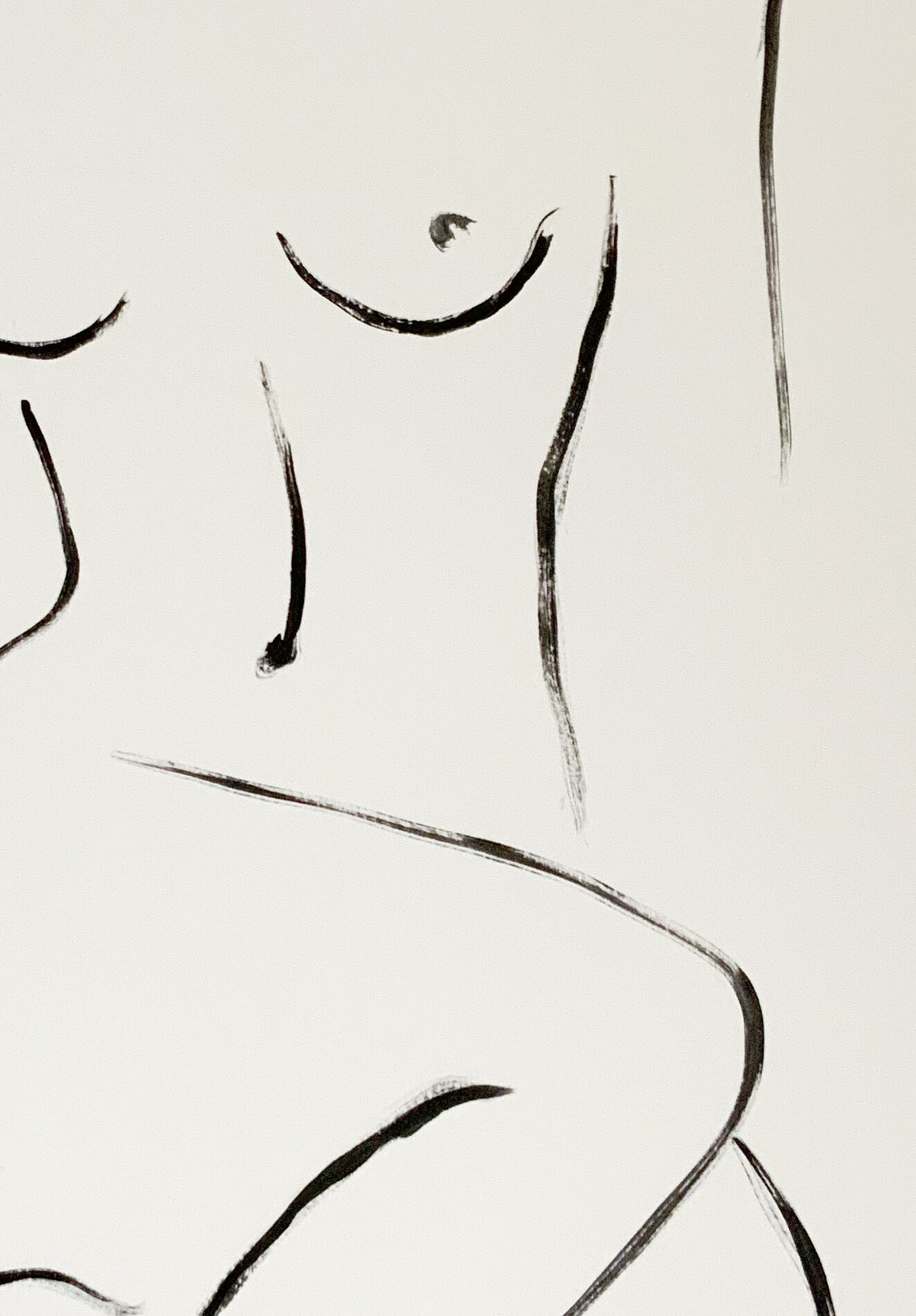 Malina female figure painting