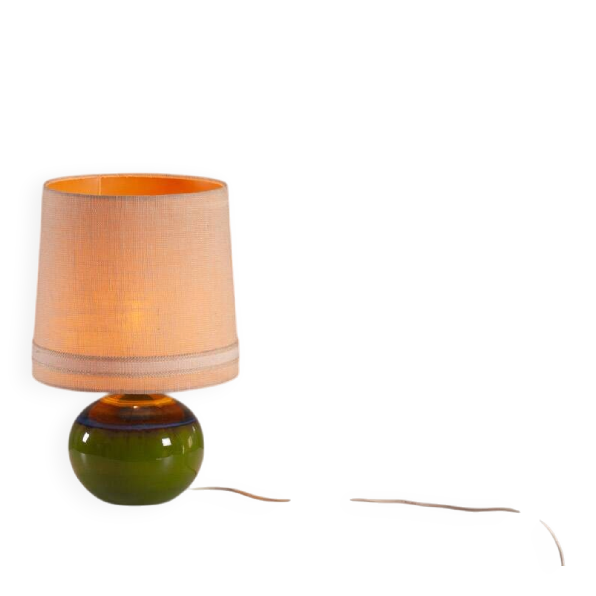 Vintage sculptural ceramic art table lamp by Renée Neue for Hutschenreuther, Germany 1960s