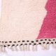 Traditional coloured beni ourain rug, size 1.5/2.5 m.