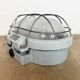 Industrial Cast Aluminium Wall Light with Frosted Glass, 1970s