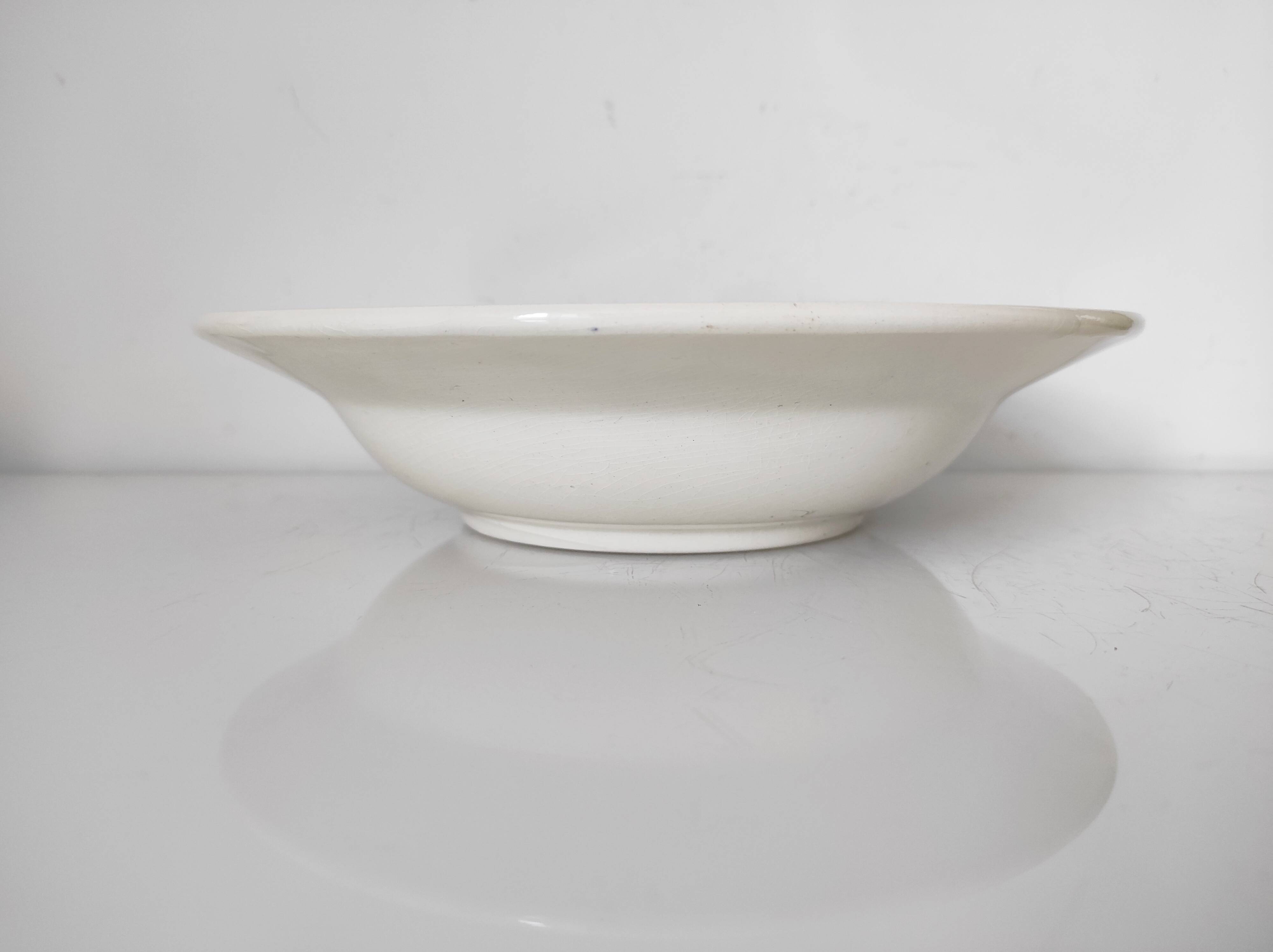 Decorative plate painted flowers