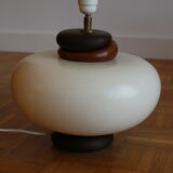 Kostka ceramic and wood lamp foot 400mm