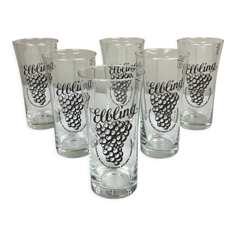 6 Elbling glasses from Luxembourg