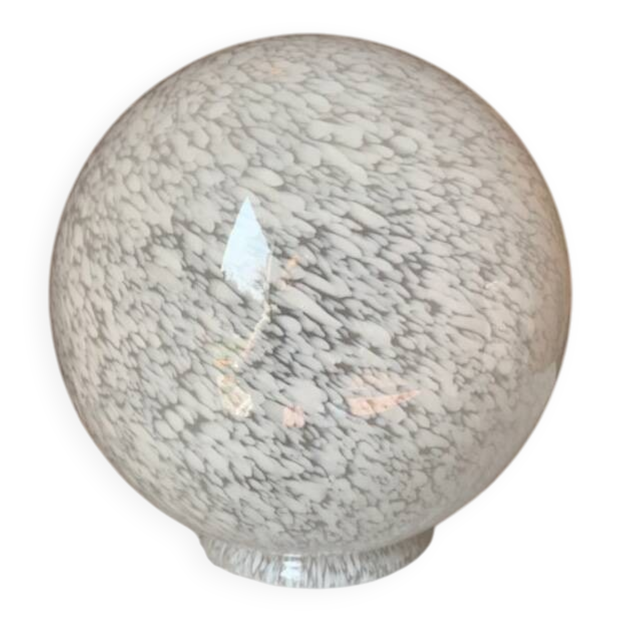 Globe ancien verre de Clichy