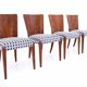 A set of chairs designed by J. Halabala, Czechoslovakia, 1930s. After renovation.
