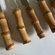 Set de 6 couteaux de table Riviera 1960  bambou
