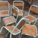 Lot de 6 chaises Tolix bleu ciel