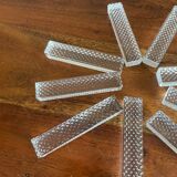 9 portes couteaux  en verre