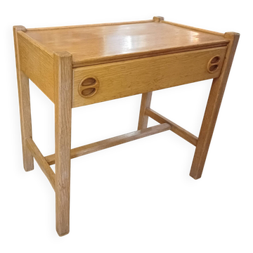 Scandinavian bedside table attributed to Arne Wahl Iversen, year 1960.