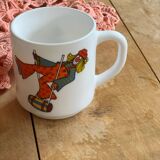 Tasse Mug Arcopal Clown carnaval 1980