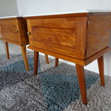 Pair of bedsides fifties