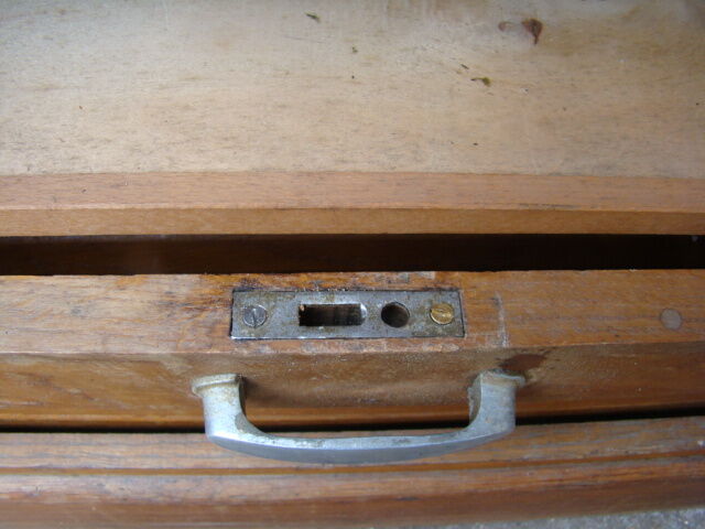 Old oak curtain binder