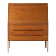 HJN Møbler secretary by Nils Jonsson (1960s, teak, restored)
