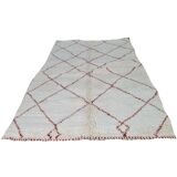 Handmade wool Berber rug 250 x 150 cm
