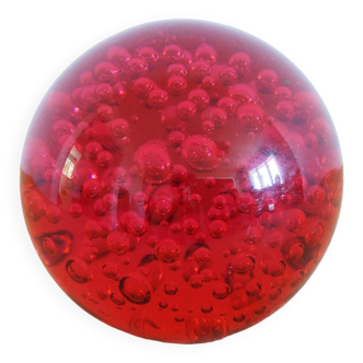 Red sulphide paperweight