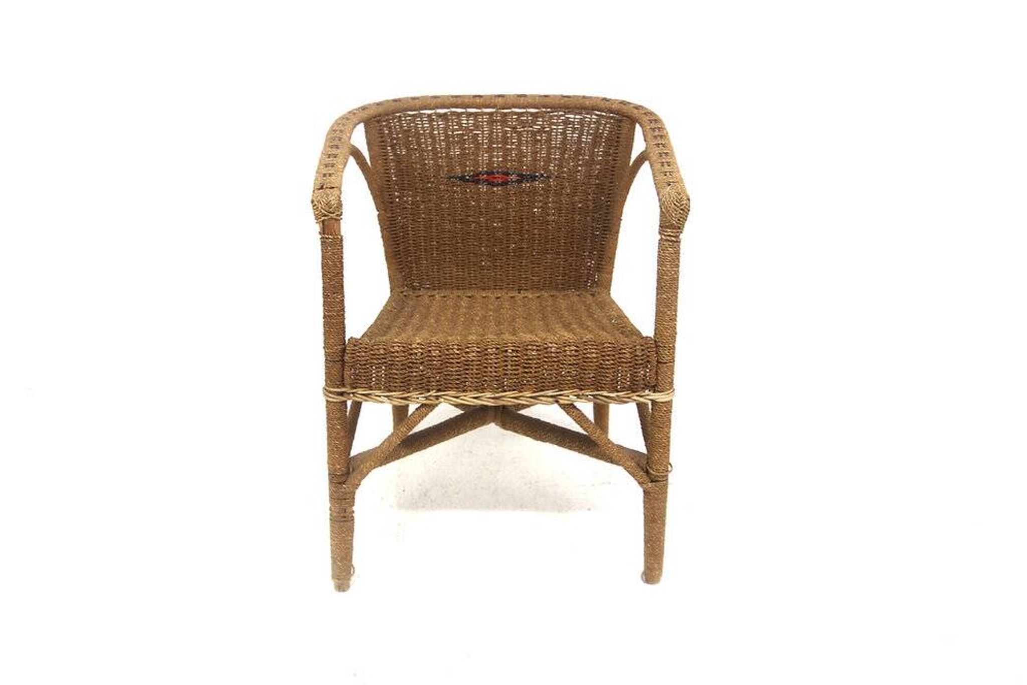 Vintage rattan armchair, Sweden, 1950