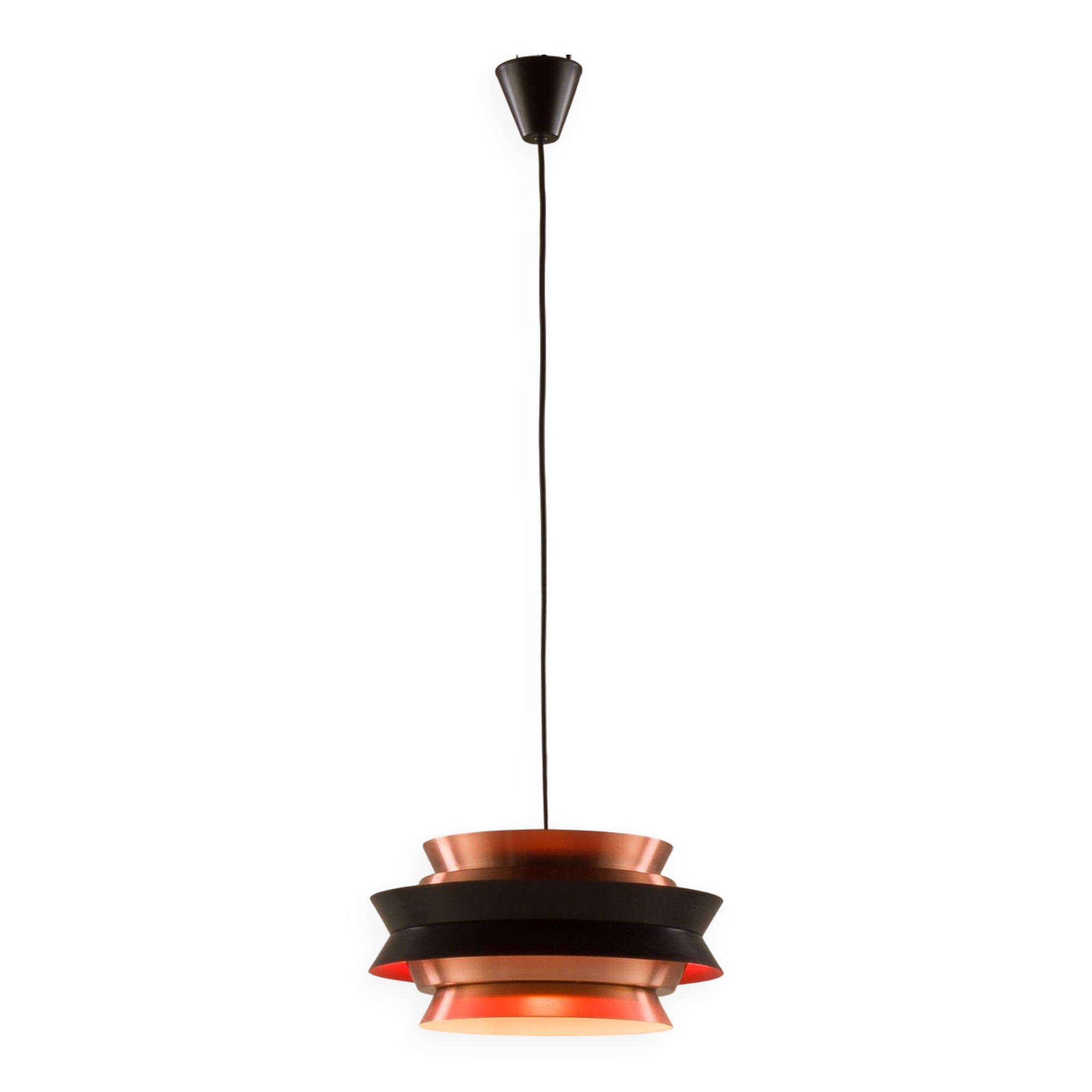 Carl Thore Trava pendant lamp for Granhaga, Sweden 1970s