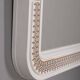 Vintage Plastic Wall Mirror with Carrara Matta, 1970s