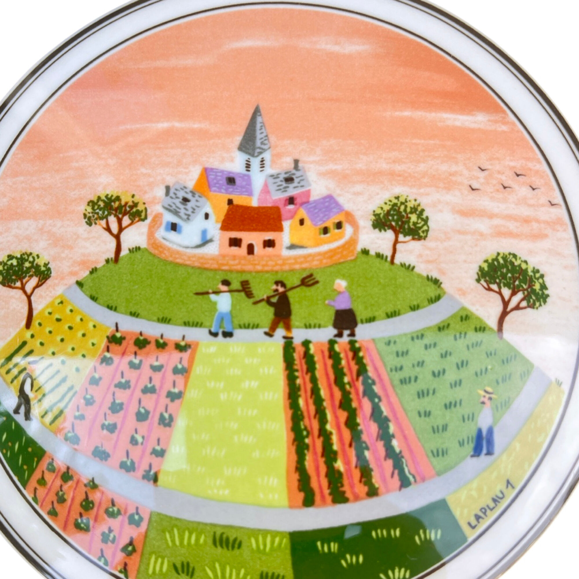 Jewelery box by Villeroy&Boch, designed by G. Laplau, Luxembourg, 1980s