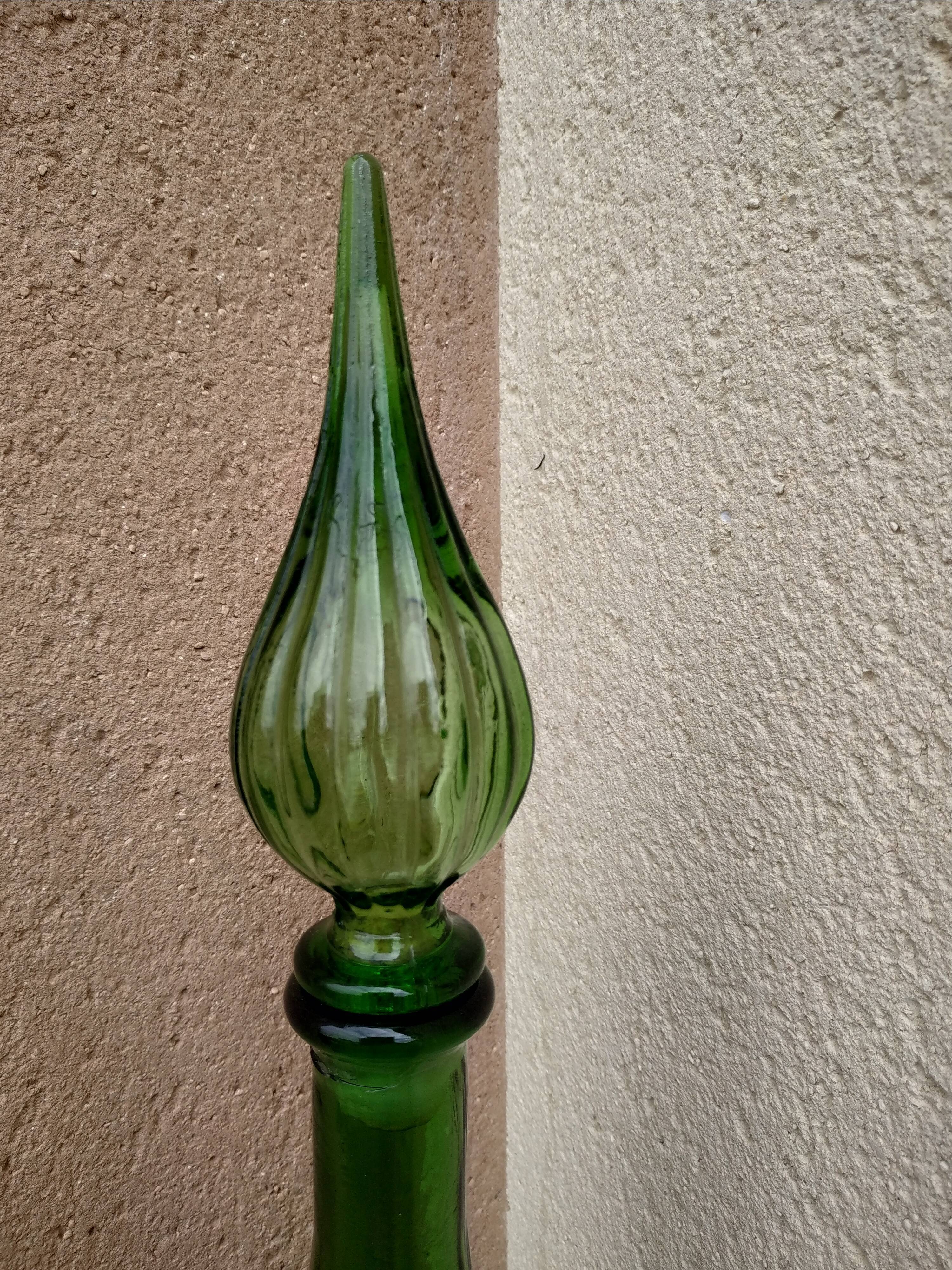 Giant Italian bottle empoli 67 cm rare