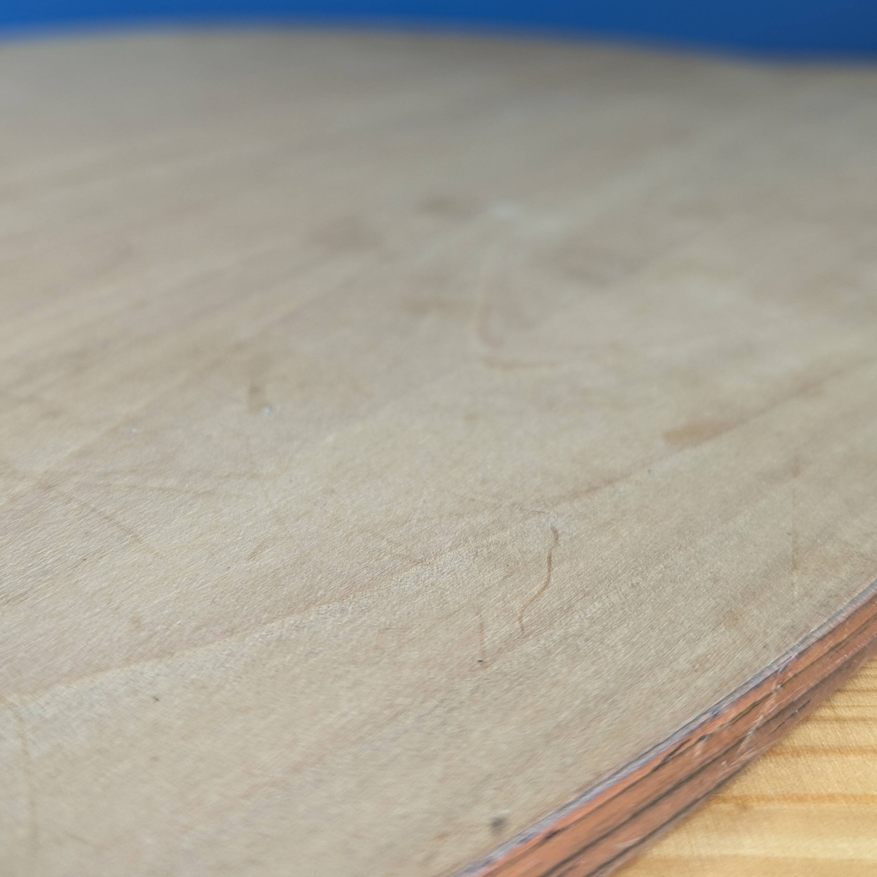 Large oval wooden tray with floral marquetry 50cm