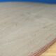 Large oval wooden tray with floral marquetry 50cm