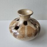Ceramic flower vase Signed La Roue (Vallauris)