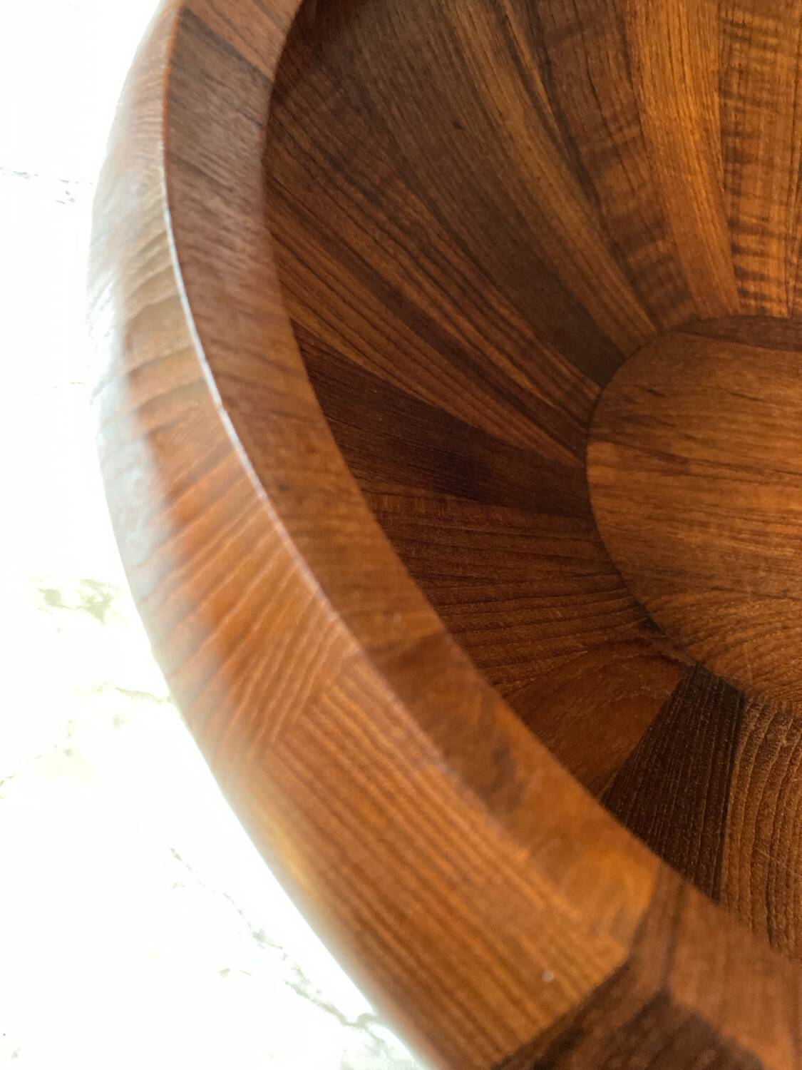 Large teak salad bowl Dansk Designs Denmark