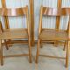 Pair of canned folding chairs
